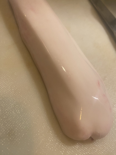 美味しいボラの白子！